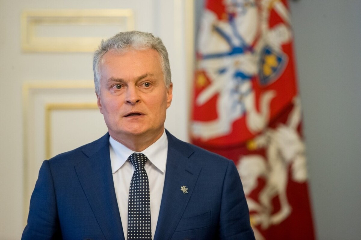 Президент Литви Ґітанас Науседа. Фото: slovoidilo.ua