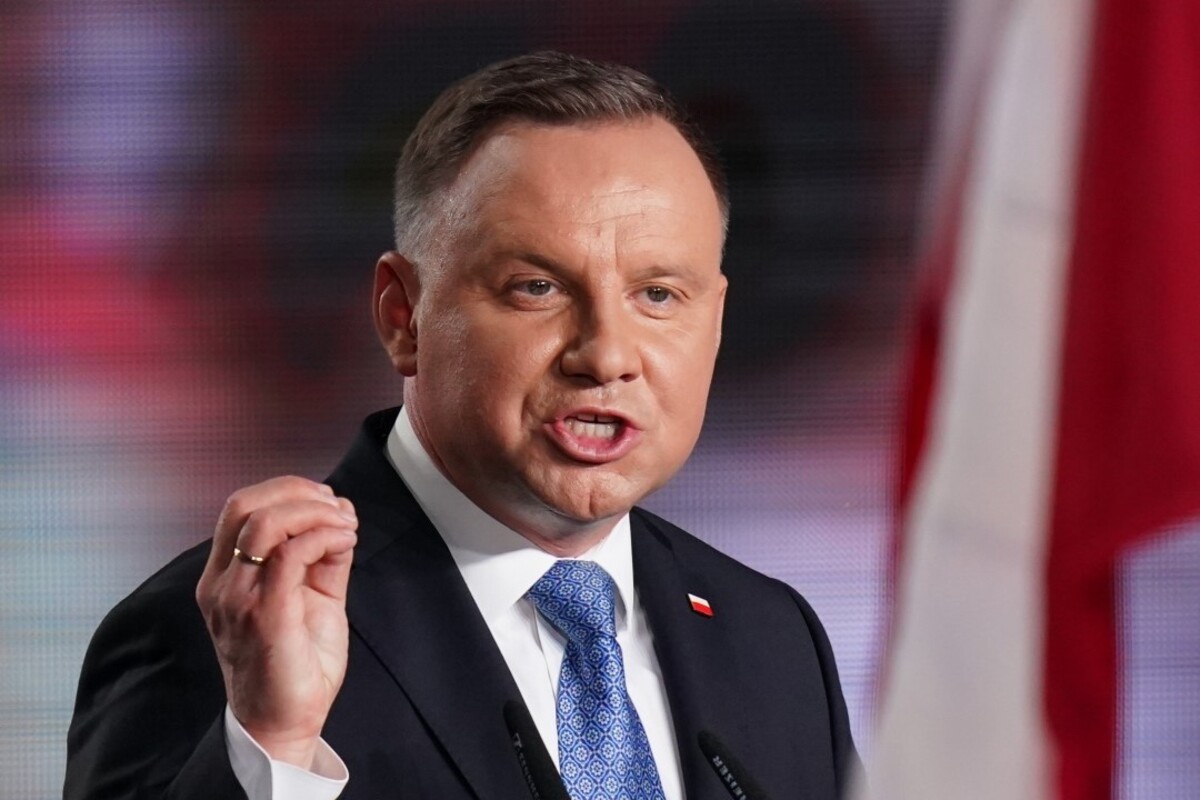 Дуда та Зеленський зустрілися у Давосі