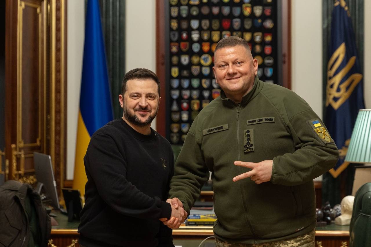 Володимир Зеленський і Валерій Залужний. Фото: Telegram / Zelenskiy Official