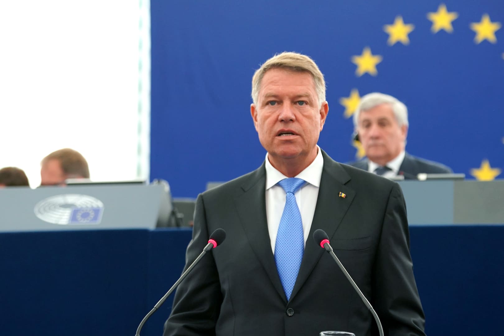 Президент Румунії Клаус Йоганніс. Фото: Європейський парламент