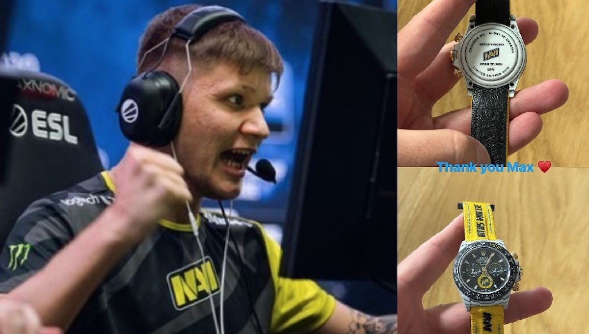 Годинник Rolex у символіці NAVI / Фото: соціальні мережі s1mple